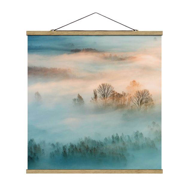 Tableaux moderne Brouillard au lever du soleil