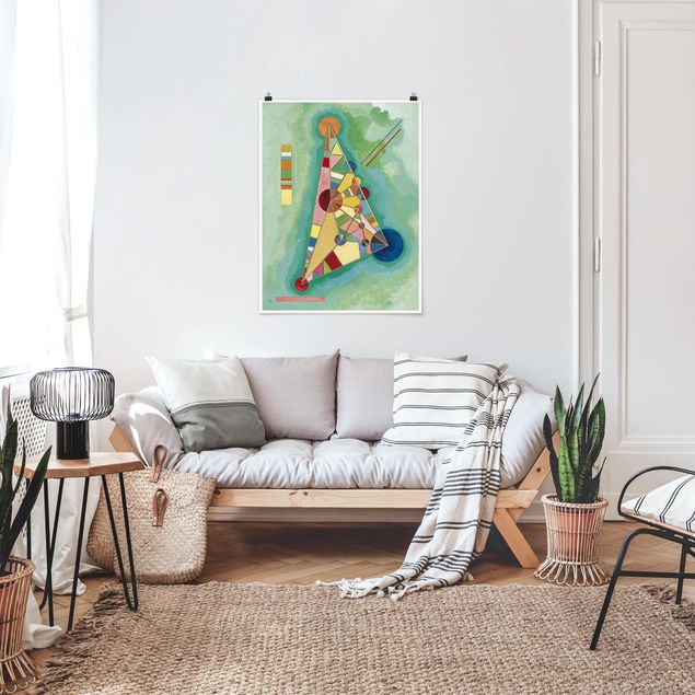 Tableaux Artistiques Wassily Kandinsky - Variété dans le triangle