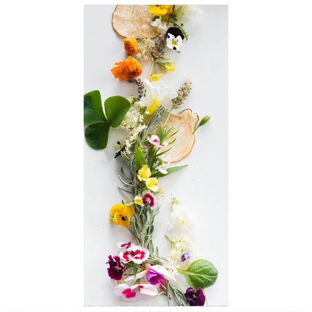 Panneau de séparation - Fresh Herbs With Edible Flowers
