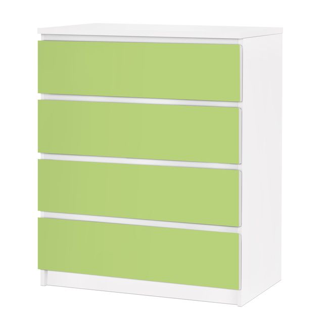 Papier adhésif pour meuble IKEA - Malm commode 4x tiroirs - Colour Spring Green