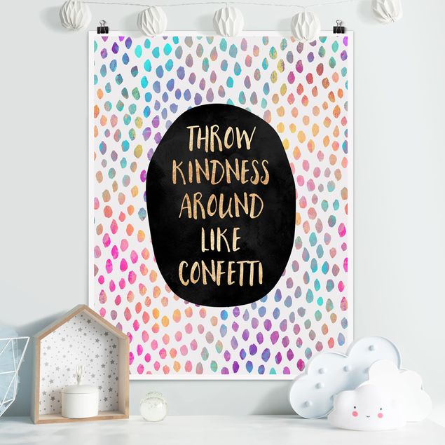 Tableaux moderne Throw Kindness Around Like Confetti