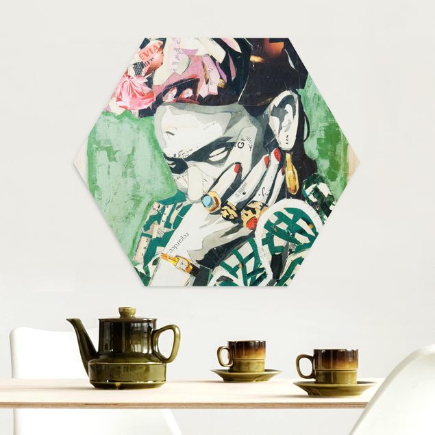 Tableaux modernes Frida Kahlo - Collage No.3