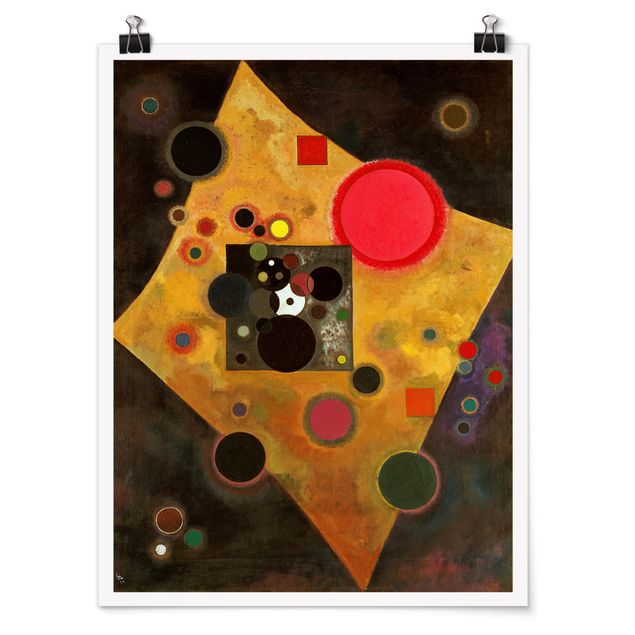Tableaux moderne Wassily Kandinsky - Accent en rose