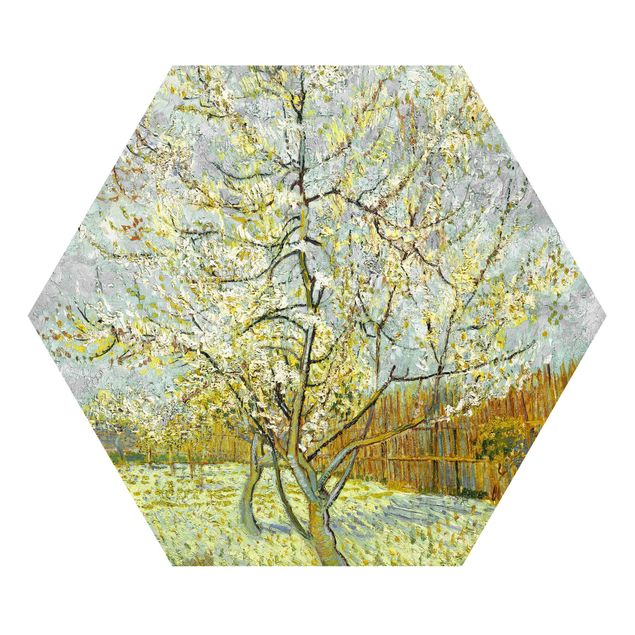 Tableaux pointillisme Vincent van Gogh - Pêcher en fleur