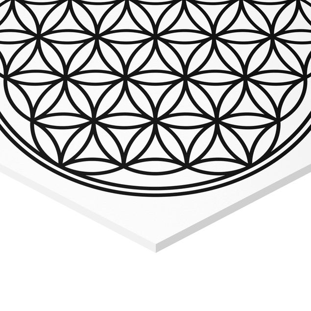 Tableau hexagonal Fleur de vie