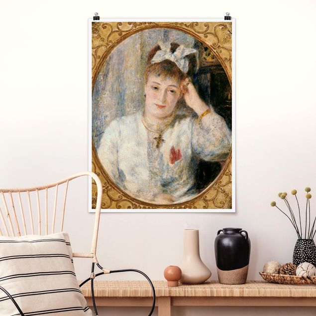 Déco mur cuisine Auguste Renoir - Portrait de Marie Murer
