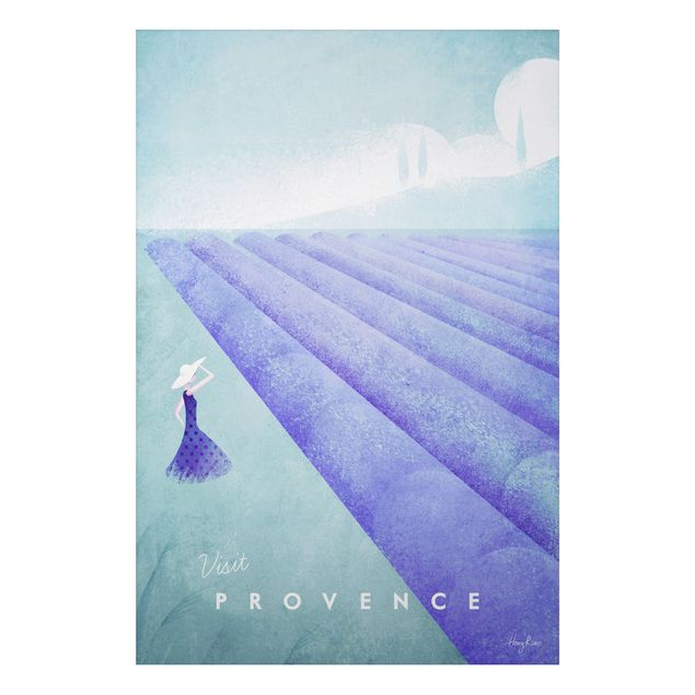 Tableau fleurs Poster de voyage - Provence