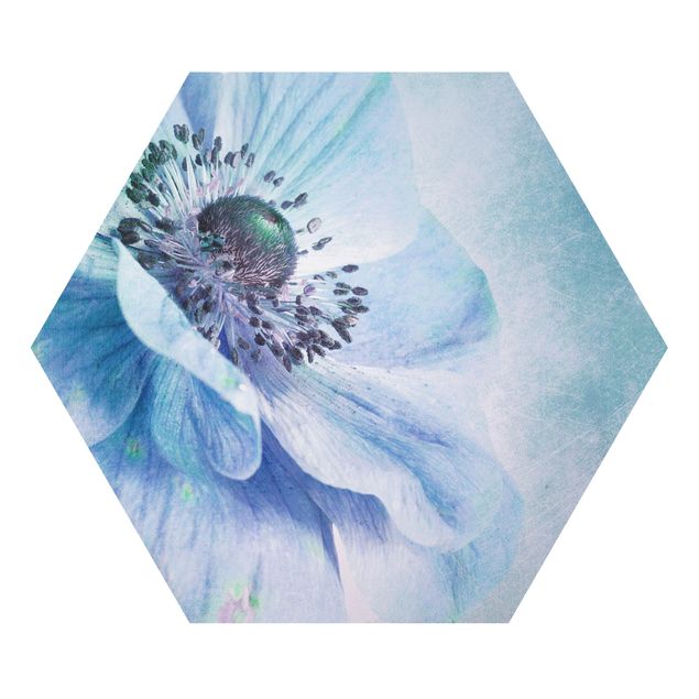 Forex tableau Fleur en turquoise