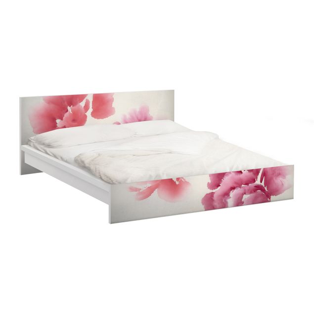 Papier adhésif pour meuble IKEA - Malm lit 160x200cm - Artistic Flora II