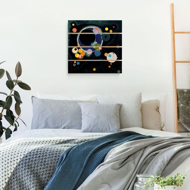 Tableau expressionniste Wassily Kandinsky - Cercles d'esquisses