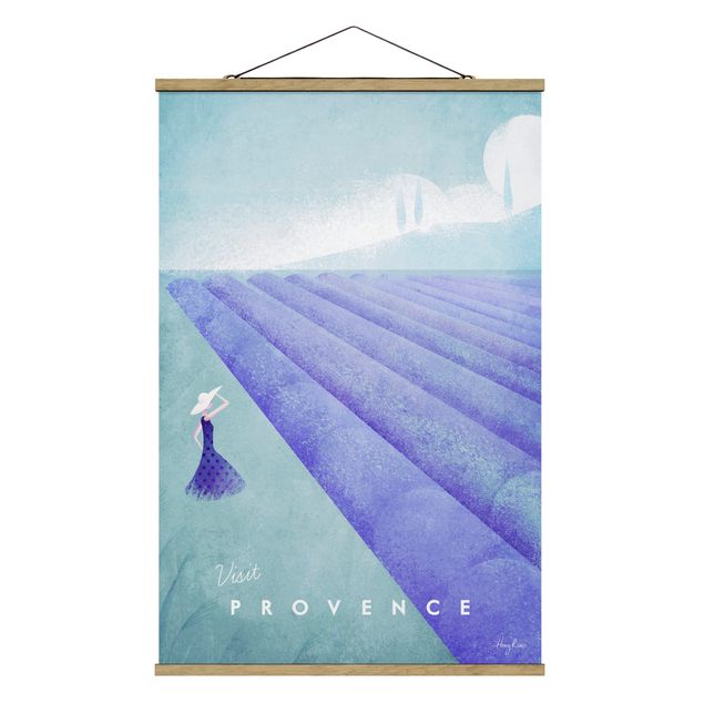 Tableau ville Poster de voyage - Provence