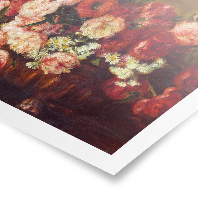 Tableaux fleurs Auguste Renoir - Nature morte aux pivoines