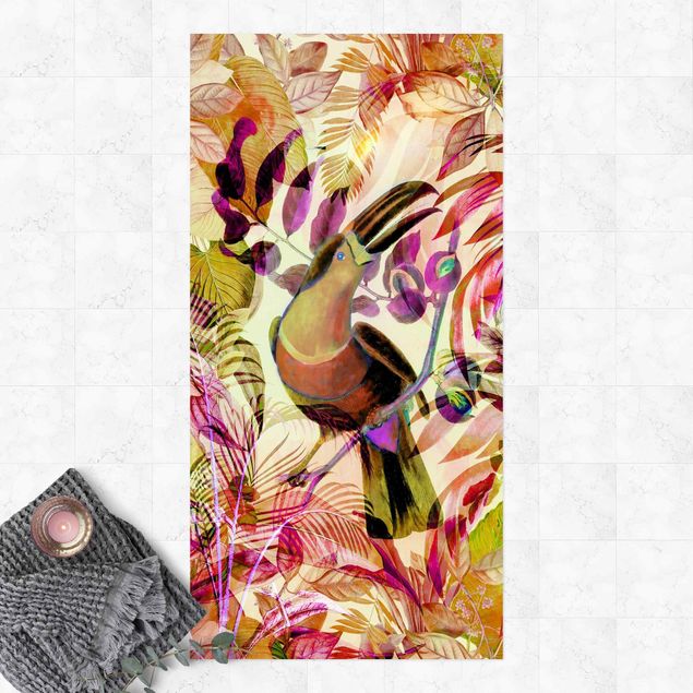 tapis extérieur Collage coloré - Toucan