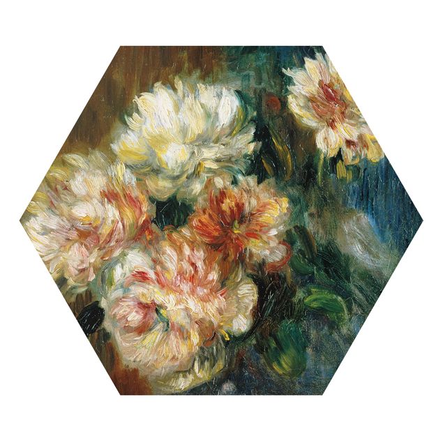 Tableau fleurs Auguste Renoir - Vase de pivoines