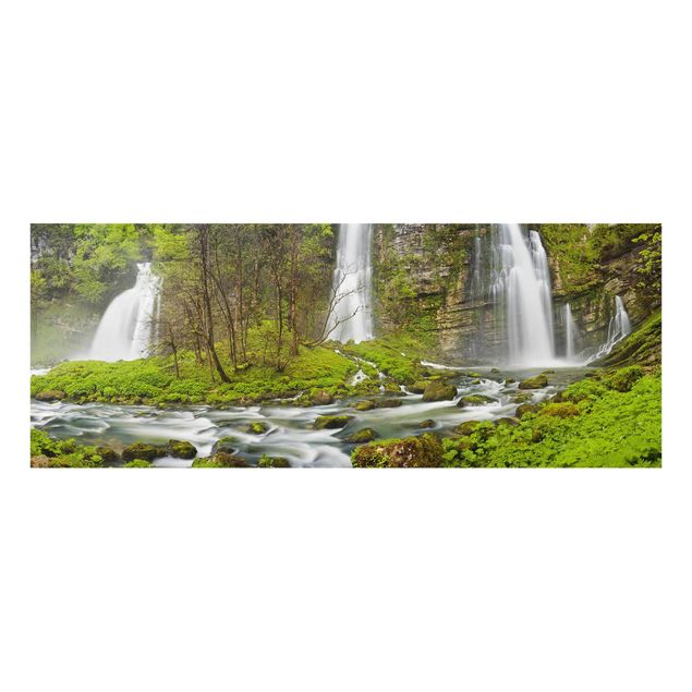 Tableau deco nature Waterfalls Cascade De Flumen