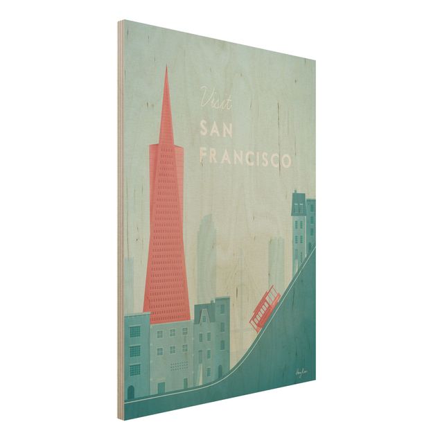 Déco murale cuisine Poster de voyage - San Francisco