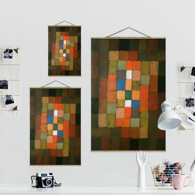 Tableaux orange Paul Klee - Augmentation statique-dynamique