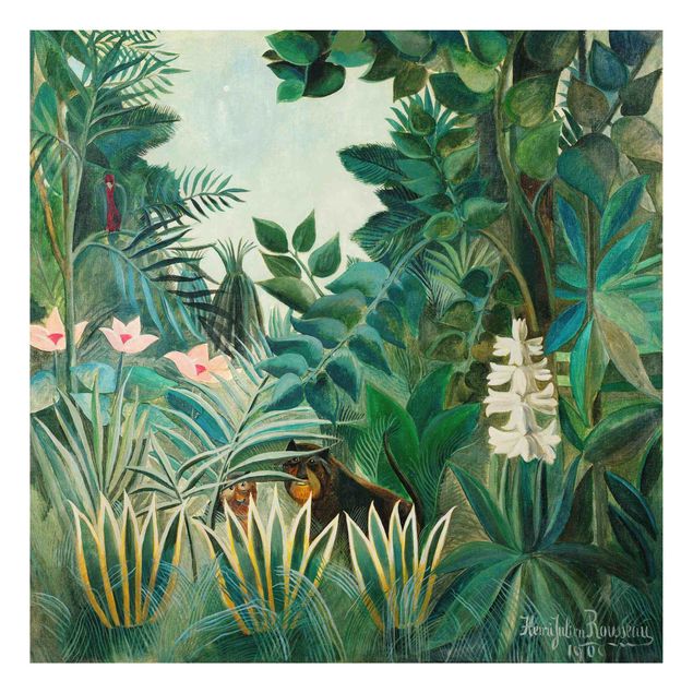 Tableau paysage Henri Rousseau - La jungle équatoriale