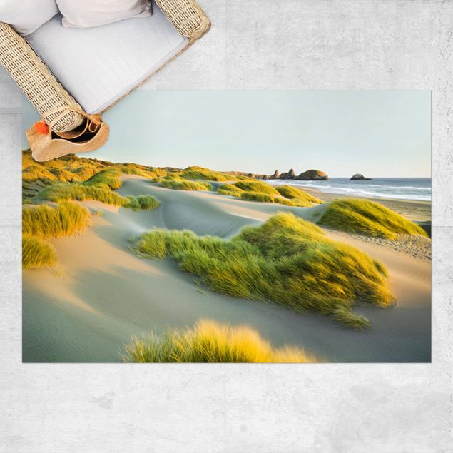 tapis extérieur Dunes et herbes à la mer
