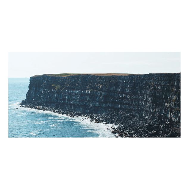 Fonds de hotte - Rocky Islandic Cliffs  - Format paysage 2:1