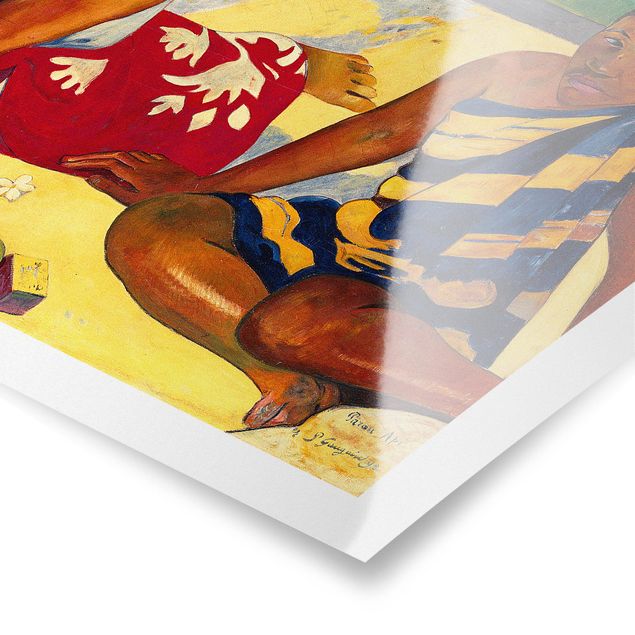 Tableau reproduction Paul Gauguin - Parau Api (Deux femmes de Tahiti)