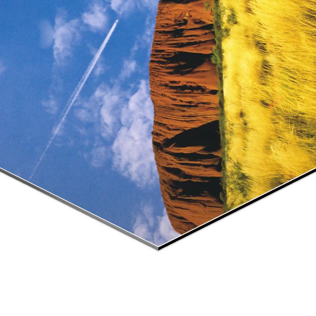 Tableau hexagonal Uluru