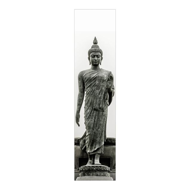 Panneaux rideaux coulissants Statue de Bouddha