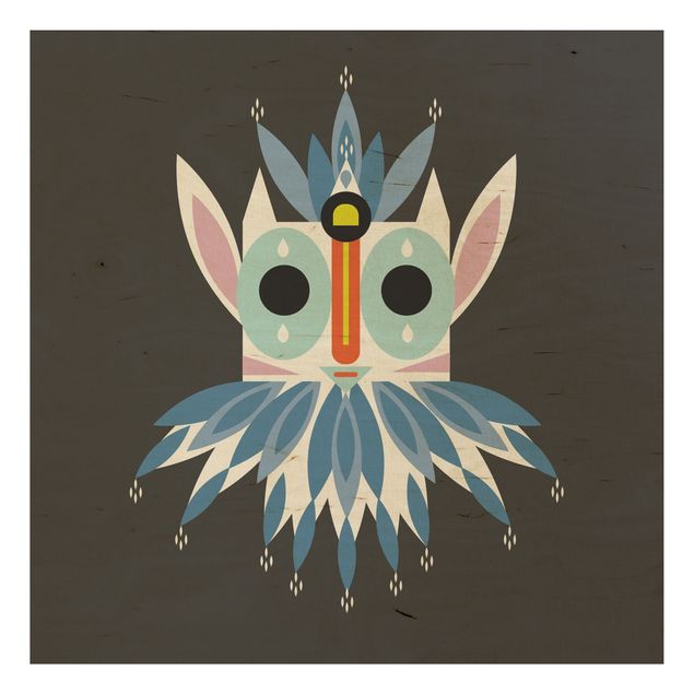 Tableaux de Muah Collage masque ethnique - Gnome