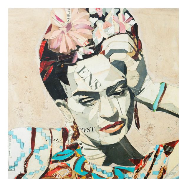 Reproduction tableaux célèbres Frida Kahlo - Collage No.1