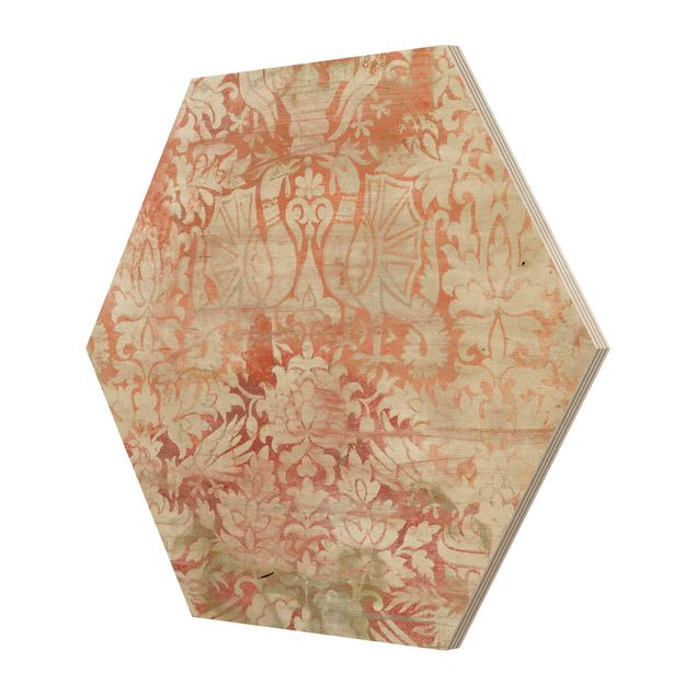 Hexagone en bois - Ornament Tissue II