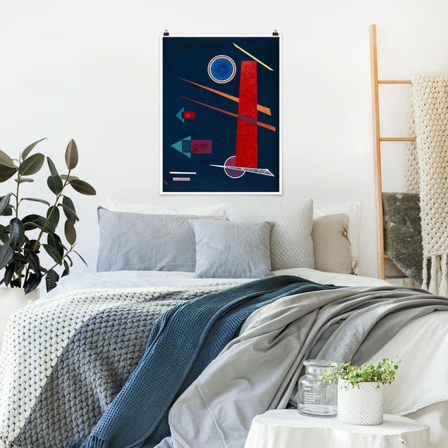 Tableau artistique Wassily Kandinsky - Rouge puissant