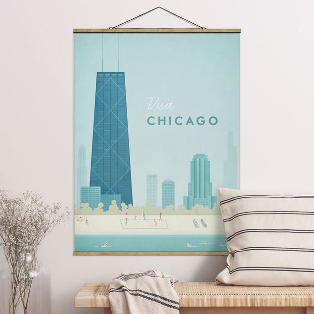 Déco murale cuisine Poster de voyage - Chicago