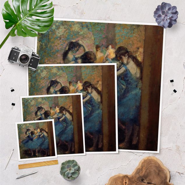 Tableau reproduction Edgar Degas - Danseurs bleus