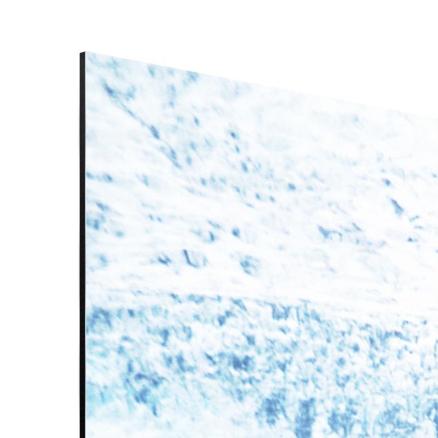 Tableau deco bleu Motif de Glacier Islandais