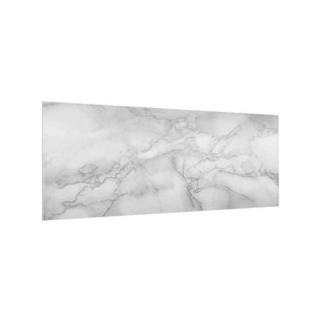Fond de hotte pierre Marble Look Black And White