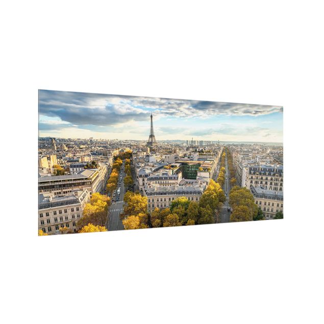 Fonds de hotte - Nice day in Paris - Format paysage 2:1