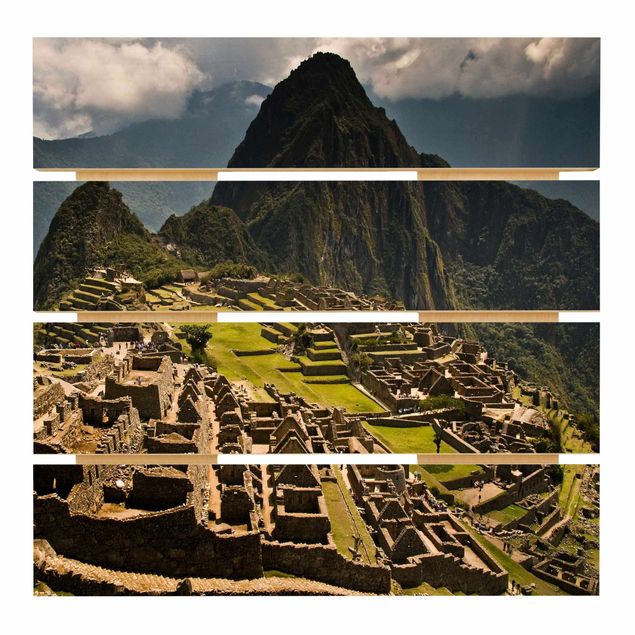 Tableaux bois Machu Picchu