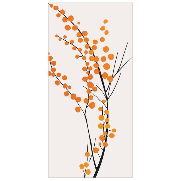 Panneau de séparation - Graphical Plant World - Berries Orange