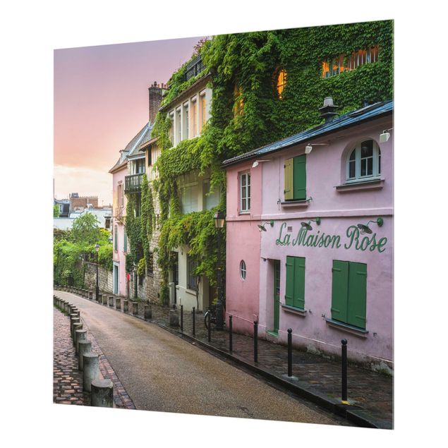 Fonds de hotte - Rose Coloured Twilight In Paris - Carré 1:1
