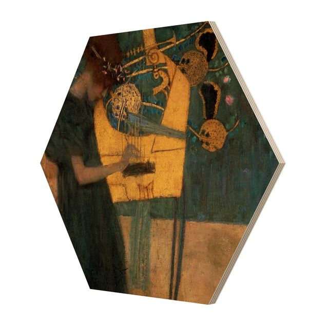 Tableaux bois Gustav Klimt - Musique