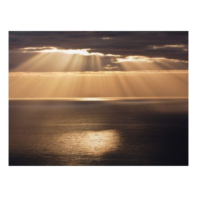 Tableaux paysage Rayons de soleil sur l'océan