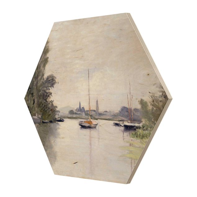 Tableaux Claude Monet - Argenteuil vue du petit bras de la Seine