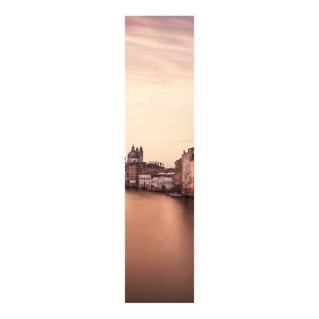 Panneaux coulissants avec architecture et skyline Soirée à Venise