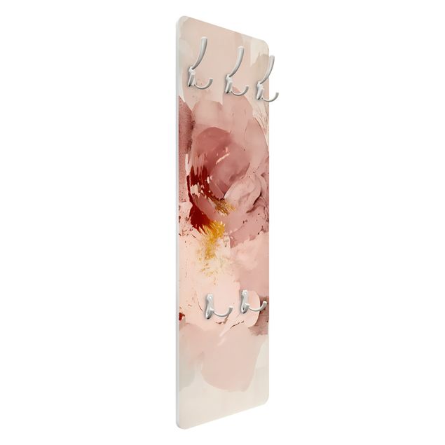 Porte-manteau - Abstract flower pink