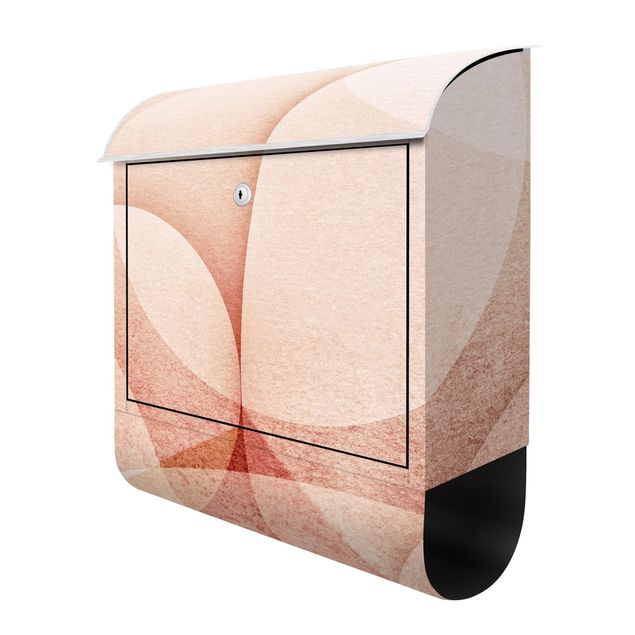 Letterbox - Abstract Graphics In Peach-Colour