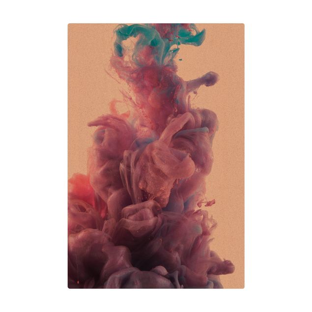 Tapis en liège - Abstract Liquid Colour Effect - Format portrait 2:3