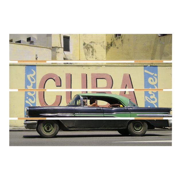 Impression sur bois - Show me Cuba