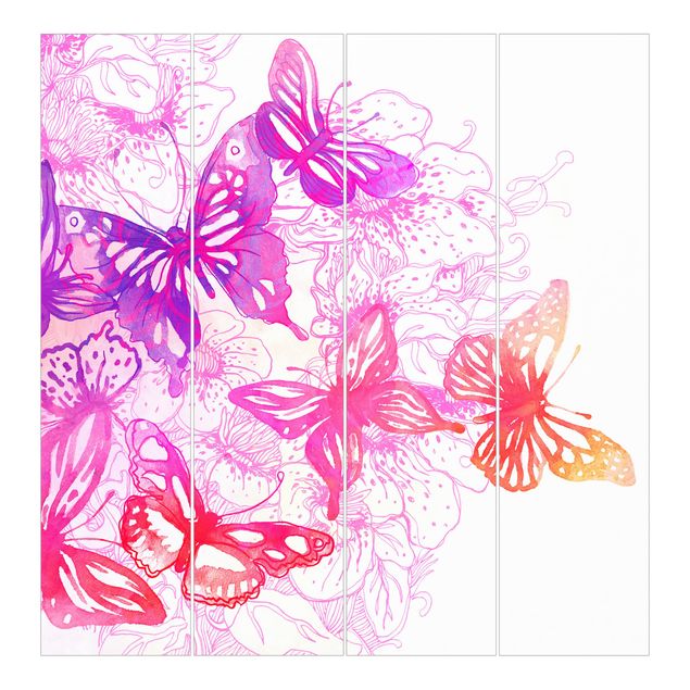 Set de panneaux coulissants - Butterfly Dream