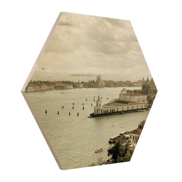 Tableaux en bois Lagune de Venise