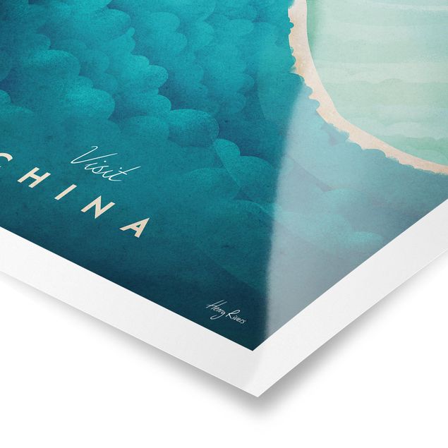 Tableaux de Henry Rivers Poster de voyage - Chine